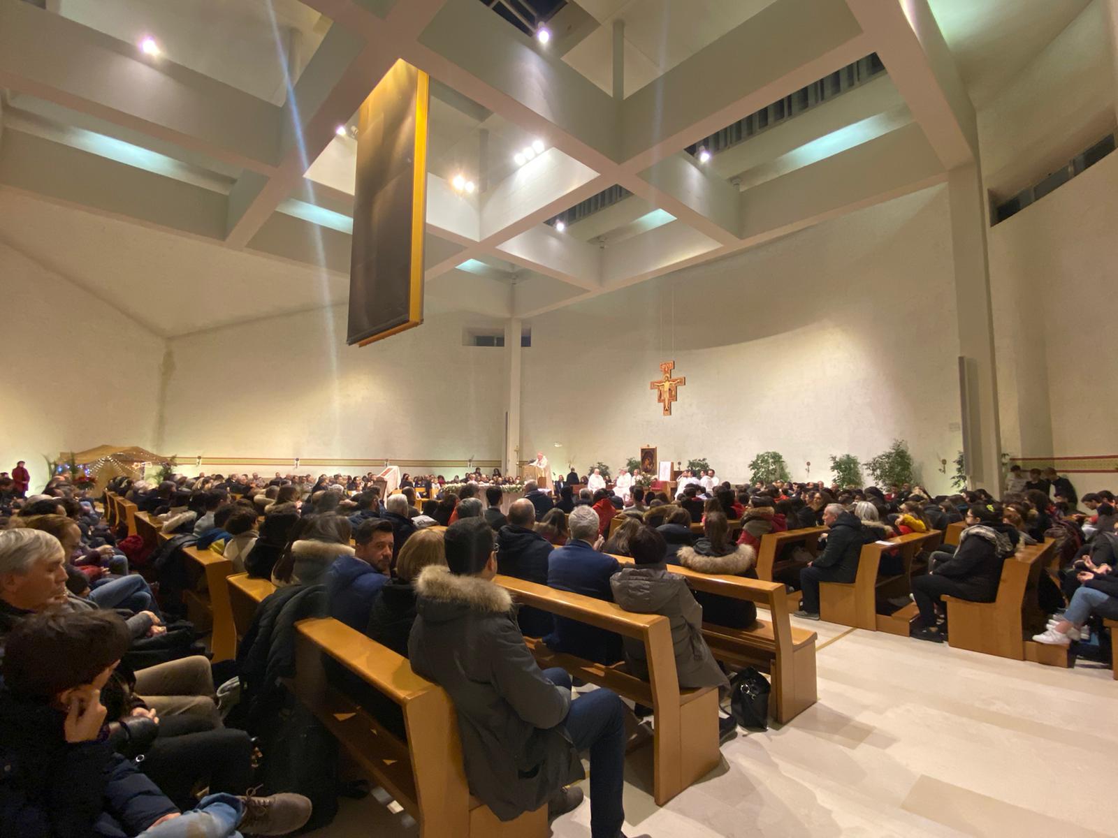 celebrazione eucaristica festa santa famiglia di nazareth 2019 chiesa parrocchiale san sisto pg