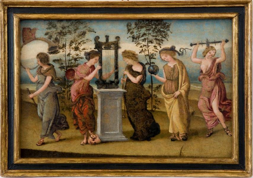Cinque Muse Pittore senese XVI secolo