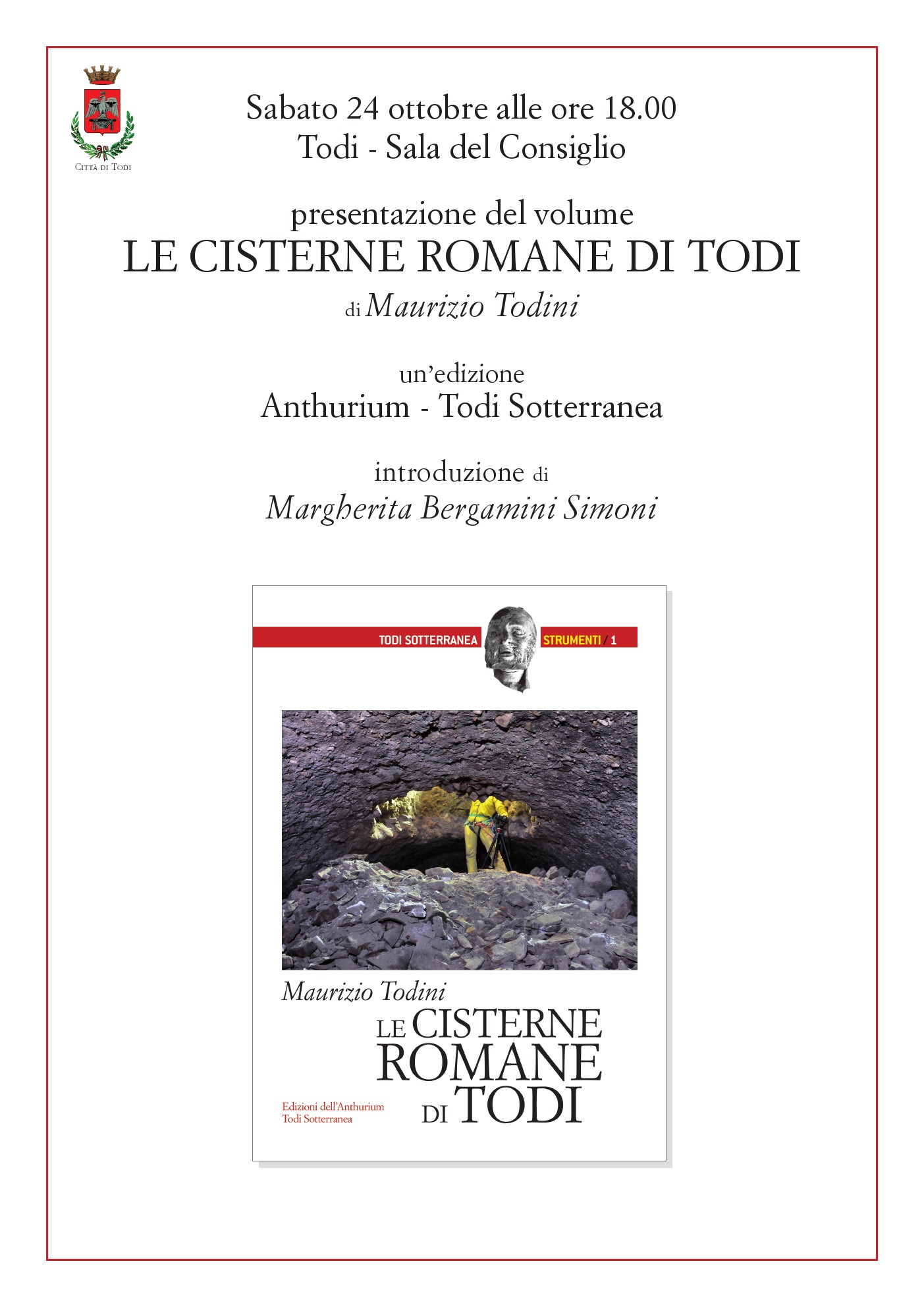 Cisterene Romane Todi Libro 24ott2015 locandina