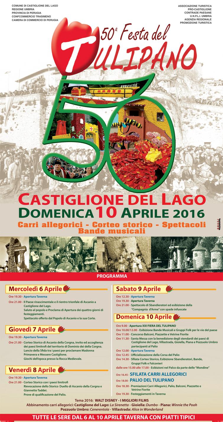 Festa del Tulipano 2016 locandina programma