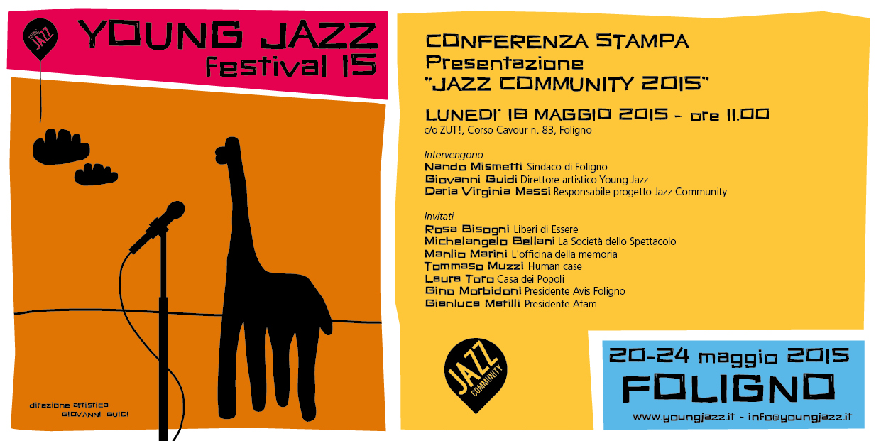 Invito conferenza stampa Foligno jazz community