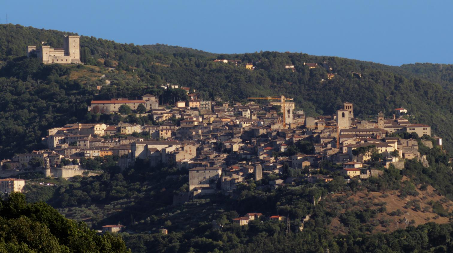 Narni Panorama con Rocca dellAlbornoz