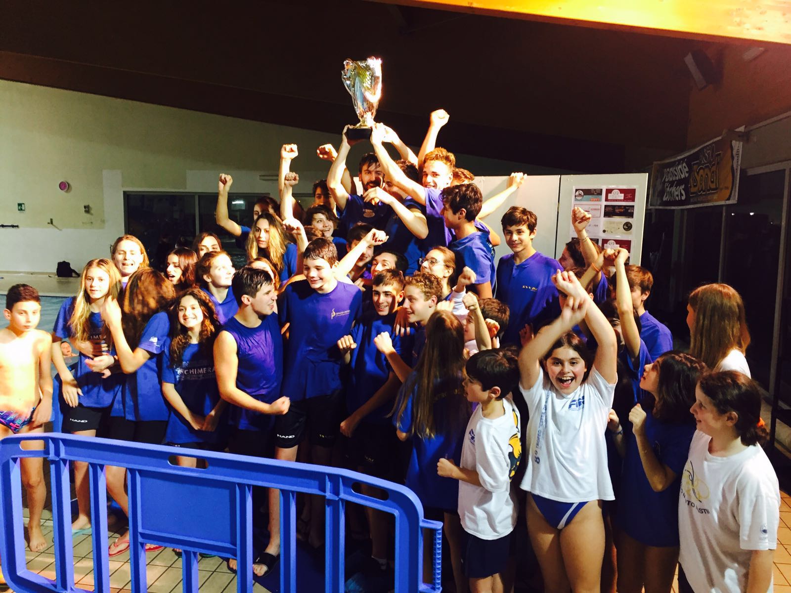 Nuoto trofeo Bastia 2016 societa 1 classificata Swim Project