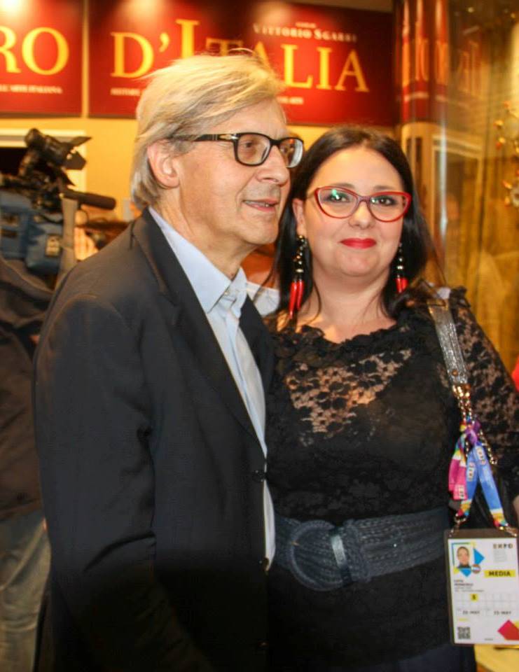 Vittorio Sgarbi e Catia Monacelli
