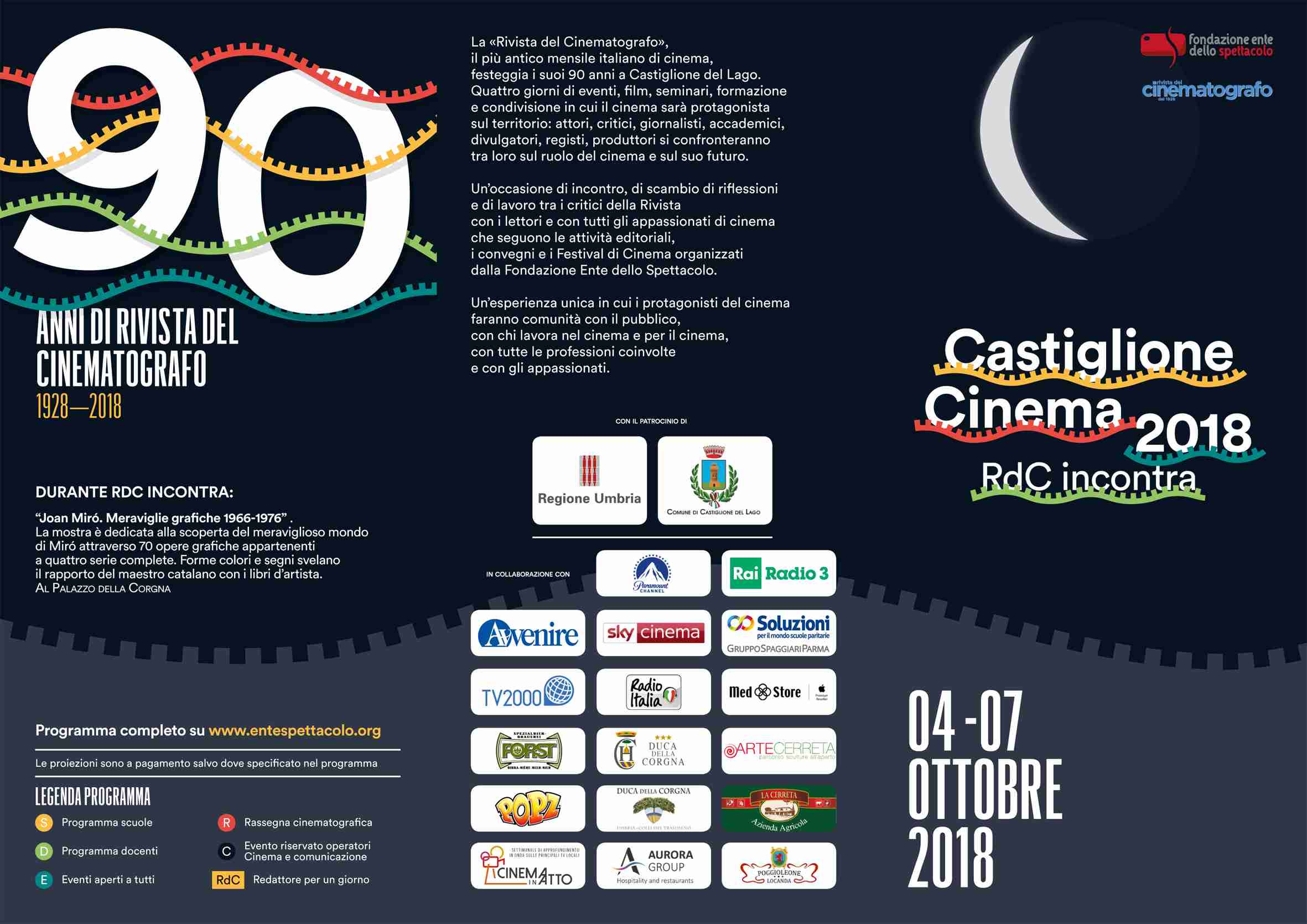 Castiglione Cinema 2018 Manifesto