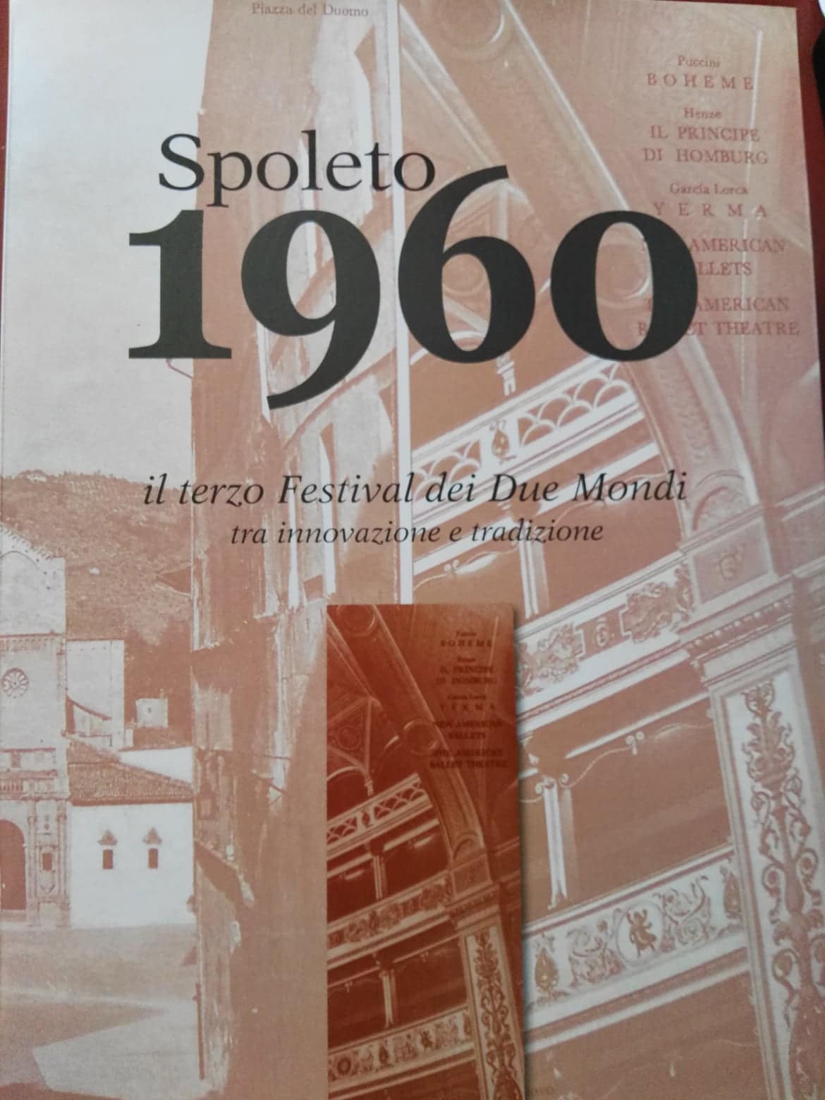 copertina volume Spoleto 1960 Il terzo Festival dei Due Mondi