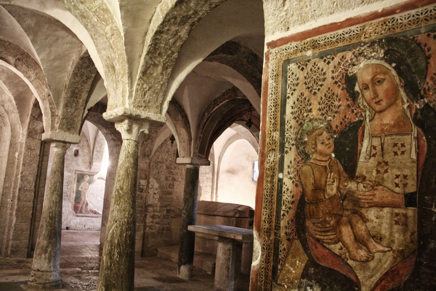 complesso di san ponziano cripta XII secolo