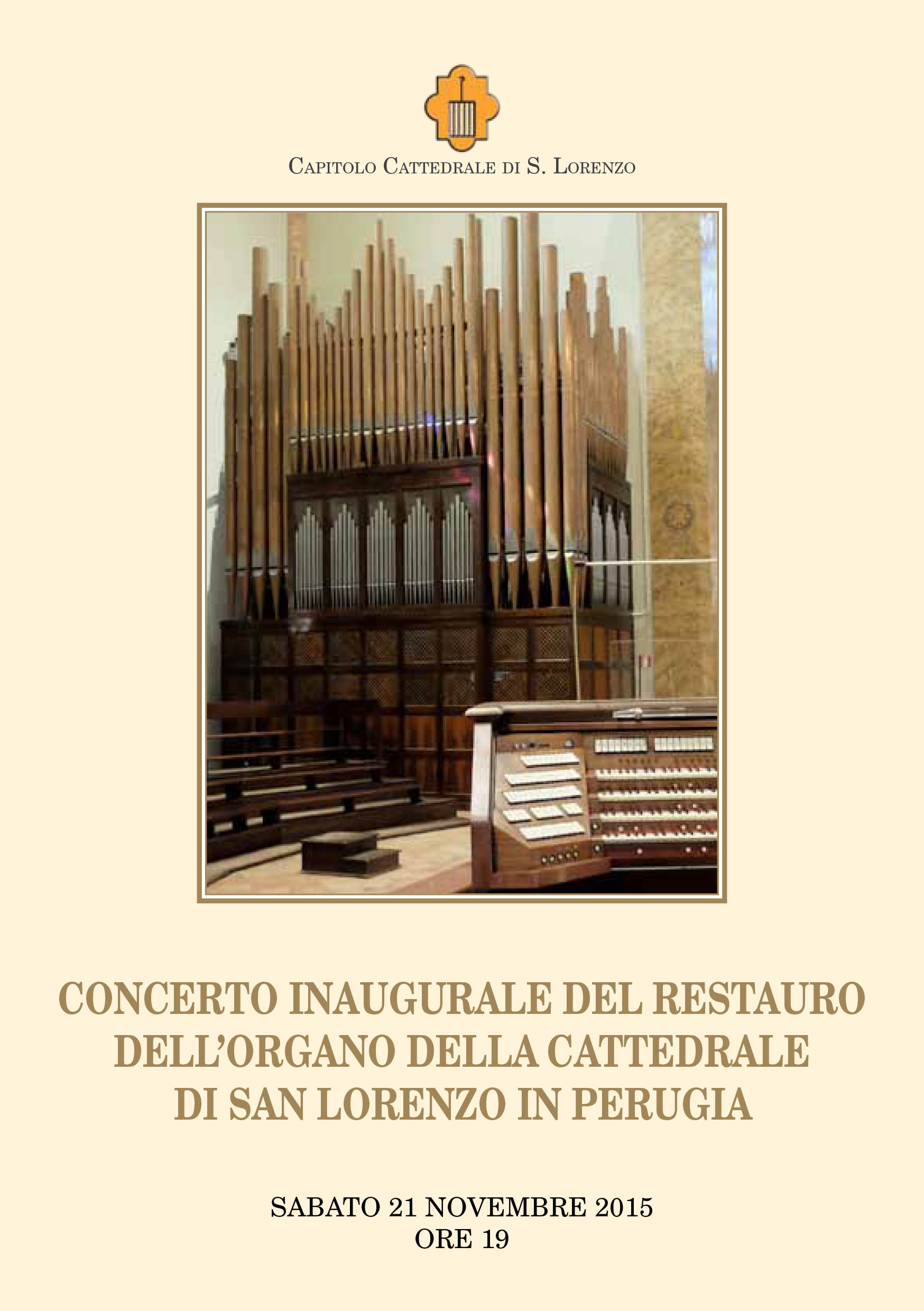 concerto organo cattedrale s.Lorenzo