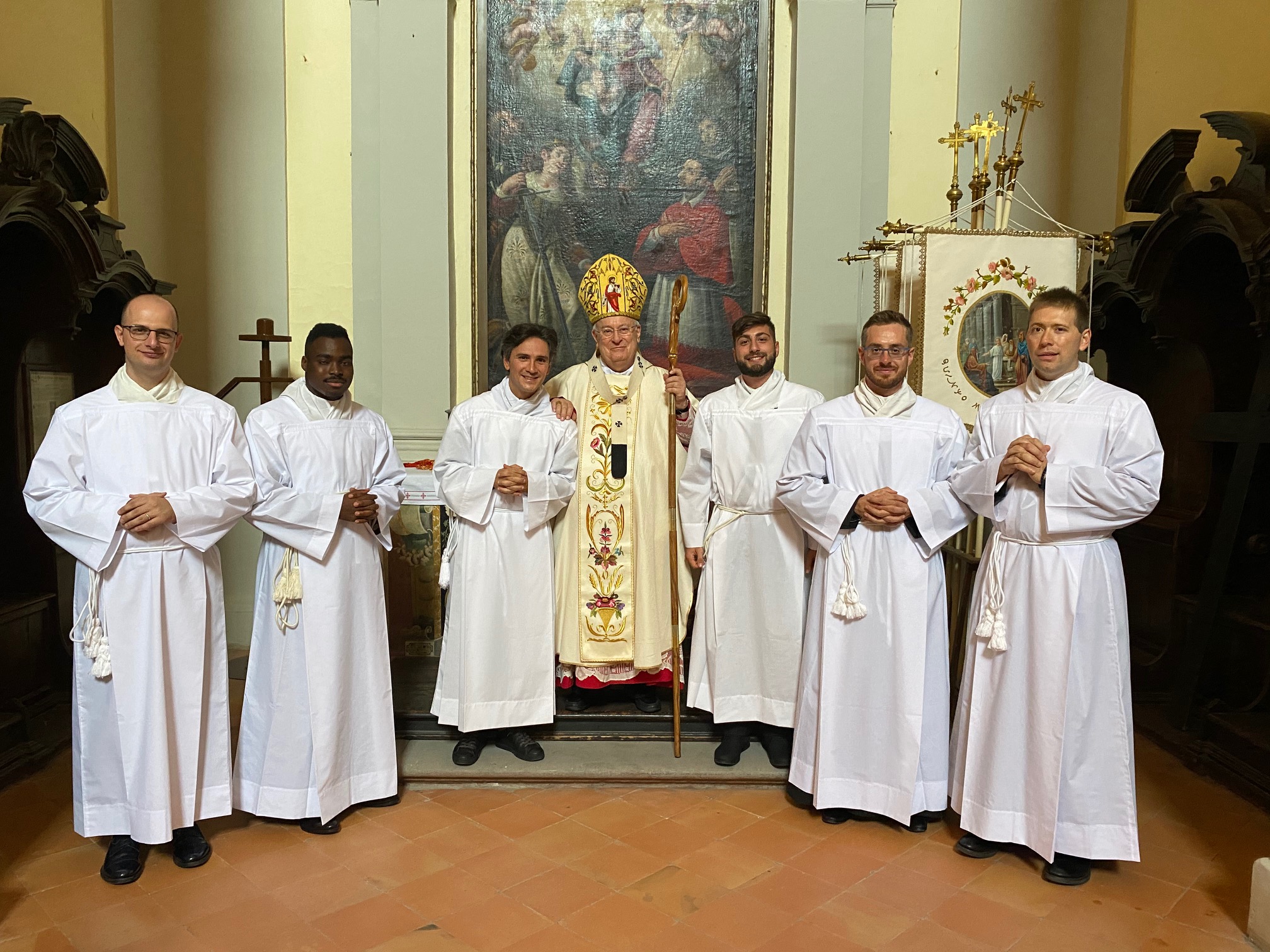 i seminaristi futuri sacerdoti nel 2021 ordinati diaconi dal card bassetti il 12 settemre 2020 