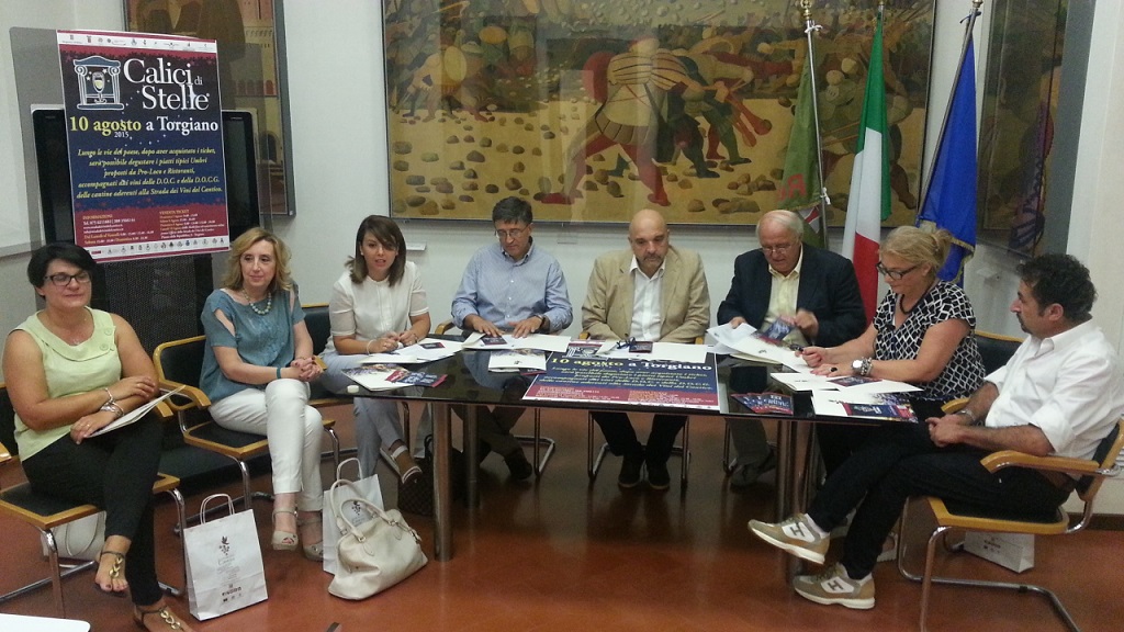 Calici di Stelle a Torgiano conferenza stampa