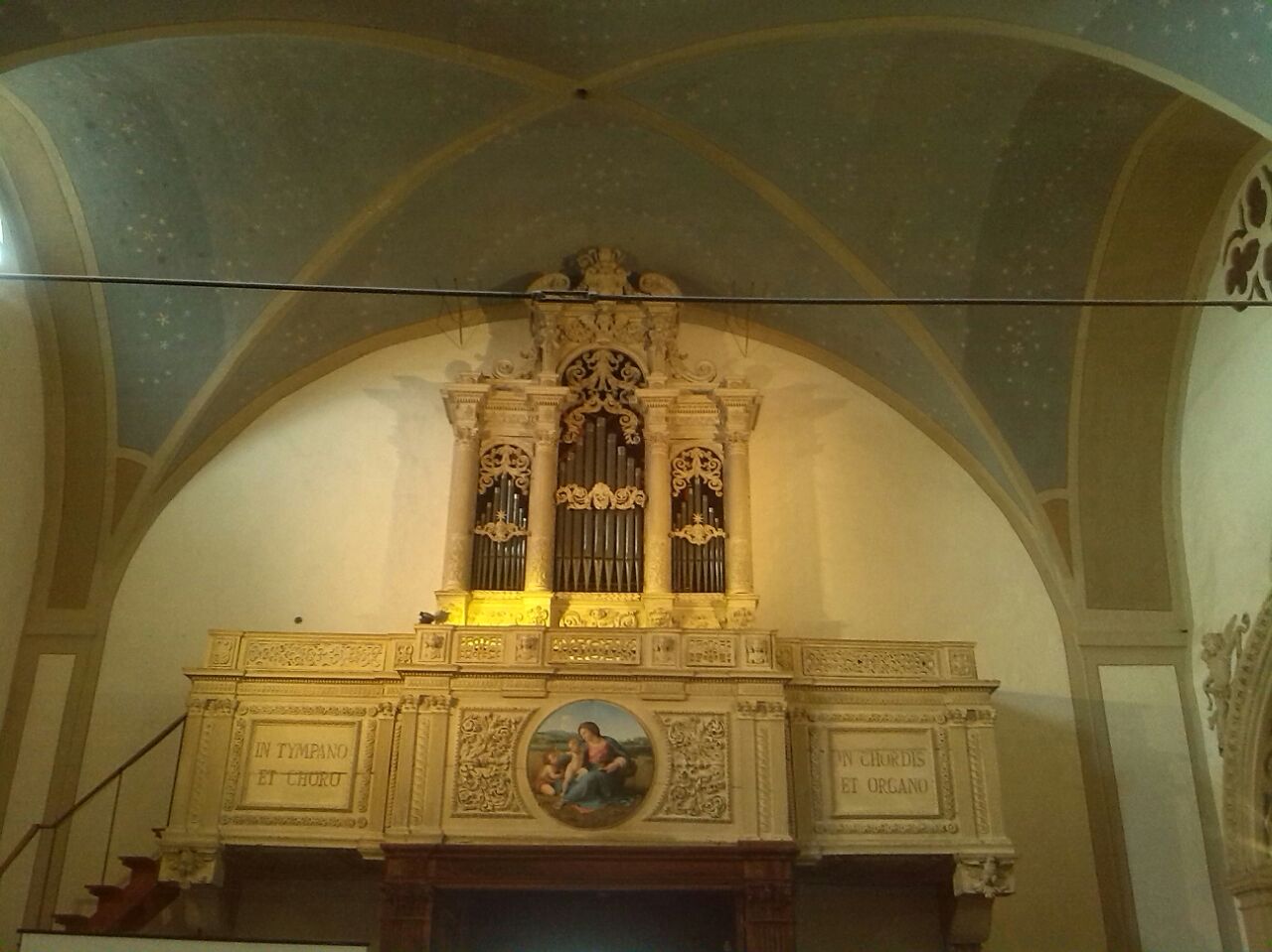 Foto Organo Mattioli restaurato. Chiesa SantAntonio abate corso Bersaglieri Perugia