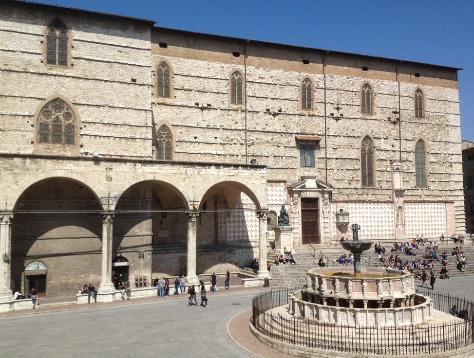 La cattedrale di san Lorenzo in Perugia dove si terrà la veglia di preghiera di pentecoste