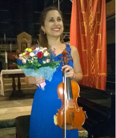 La violinista Elisa Tremamunno