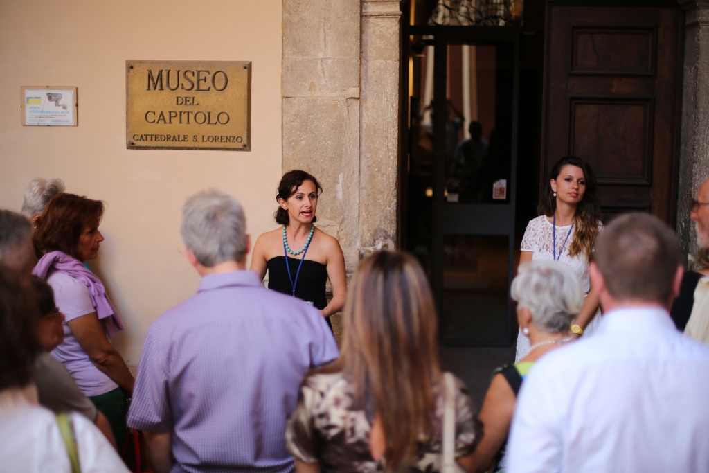 visita guidata al museo capitolare del 23 luglio 15. sera davvio iniziativa cena al museo